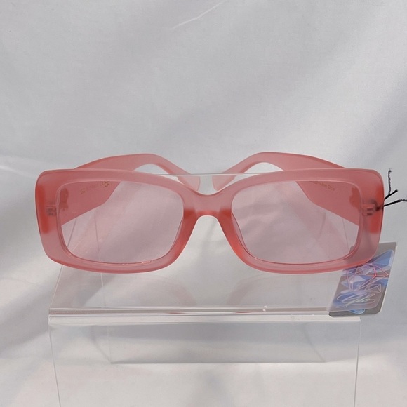GLO. Accessories - NWT GLO Solid Pink Opaque Framed Sunglasses